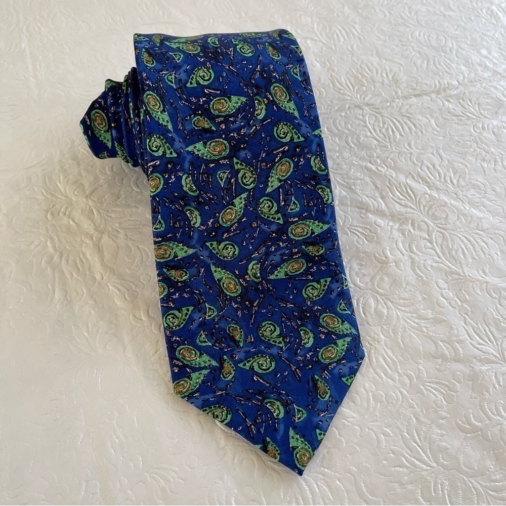 Fox & Chave 100% Pure Silk Necktie From Wadsworth Atheneum Museum Of Art View 2